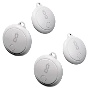 4-Pack: Chargeworx FindMy Smart Locator Tags