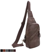 Malibu Skye Lynnelle Sling Bag with Front Zipper Pocket