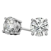 The Perfectly-Sized AGI Certified Lab-Grown Diamond Stud Earrings