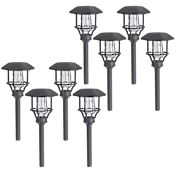8-Pack: Sterno Solar Edison Path Lights