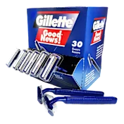 30-Pack: Gillette Good News! Disposable Razors