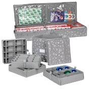 Tidy & Co. Holiday Storage Ornament Box & Multi-Purpose Storage Box