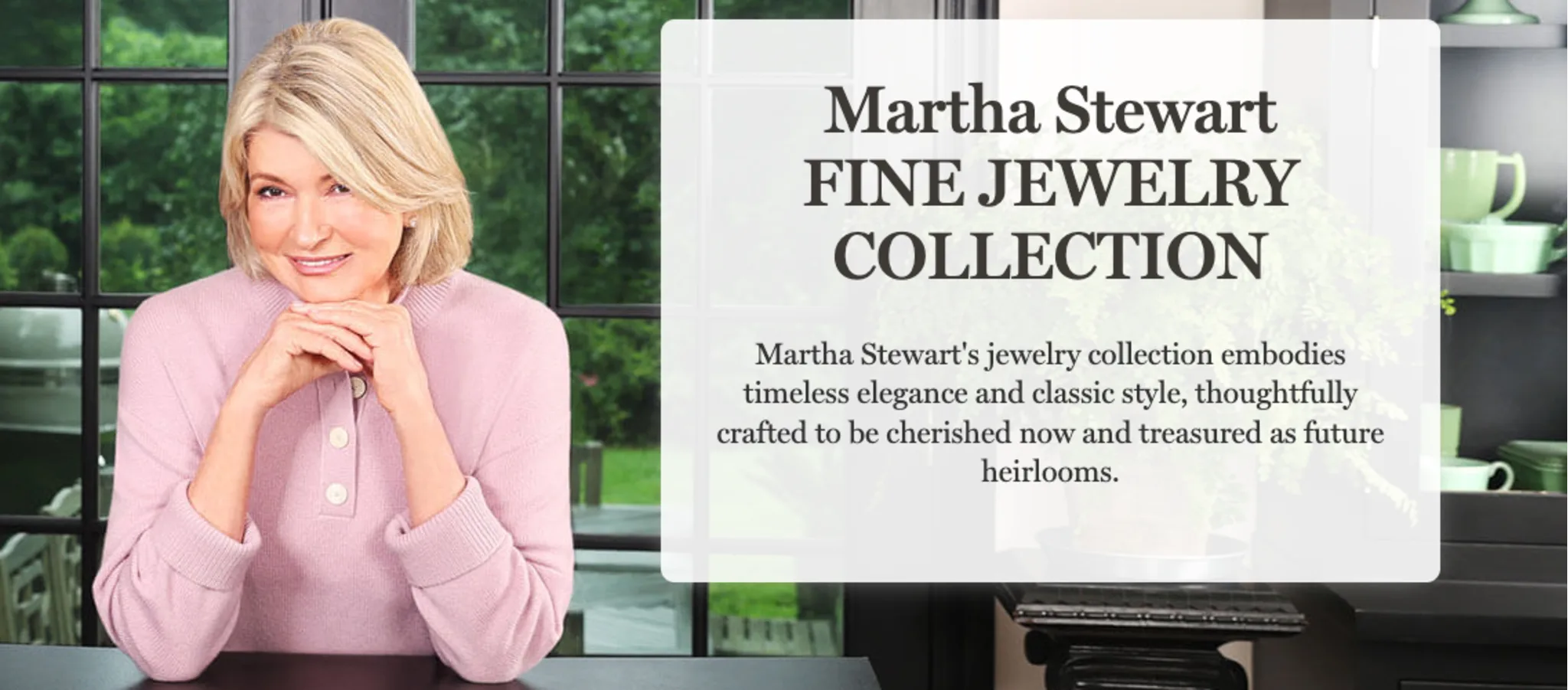 Martha Stewart Jewelry Has Arrived and at Spectacular Savings! banner
