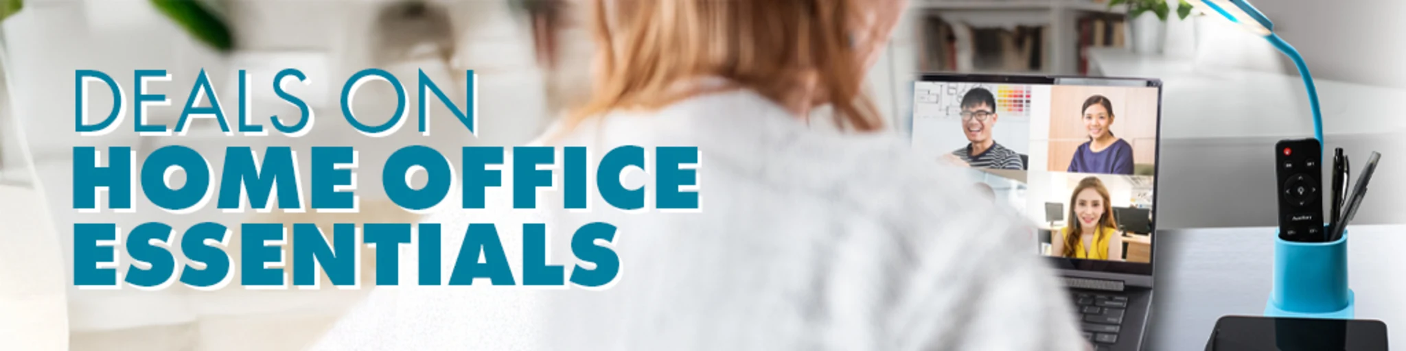 Deals on Home Office Essentials banner