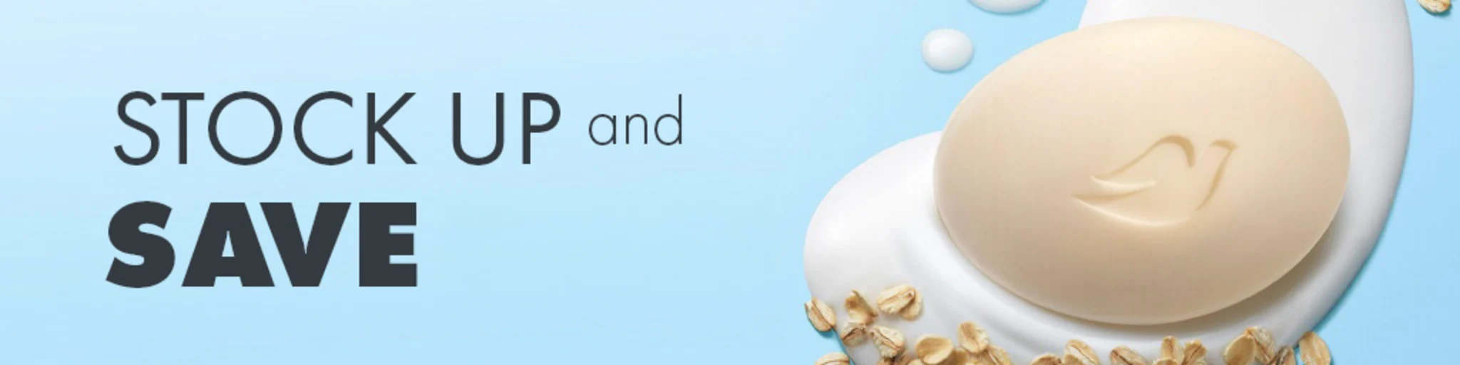 Stock Up and Save banner