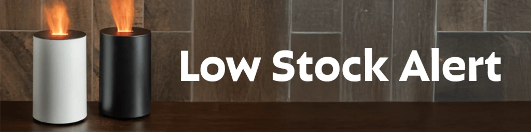 Low Stock Alert banner