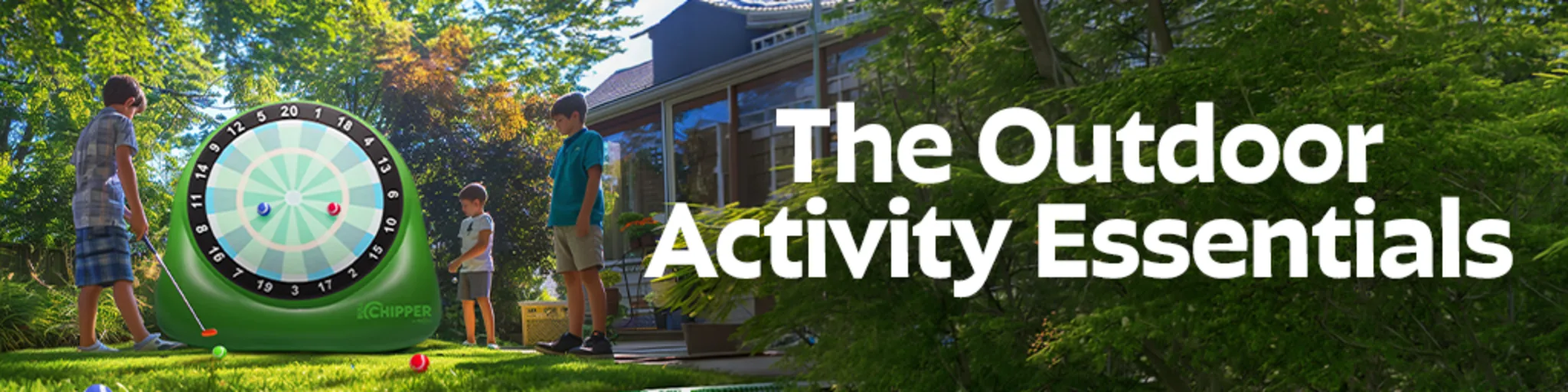 The Outdoor Activity Essentials banner