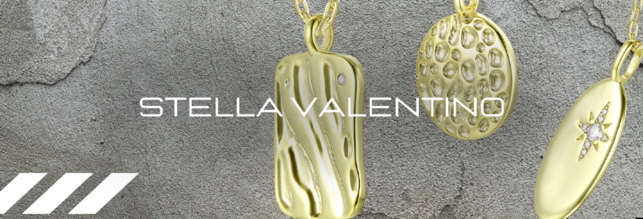 Stella Valentino Modern Gold Jewelry banner
