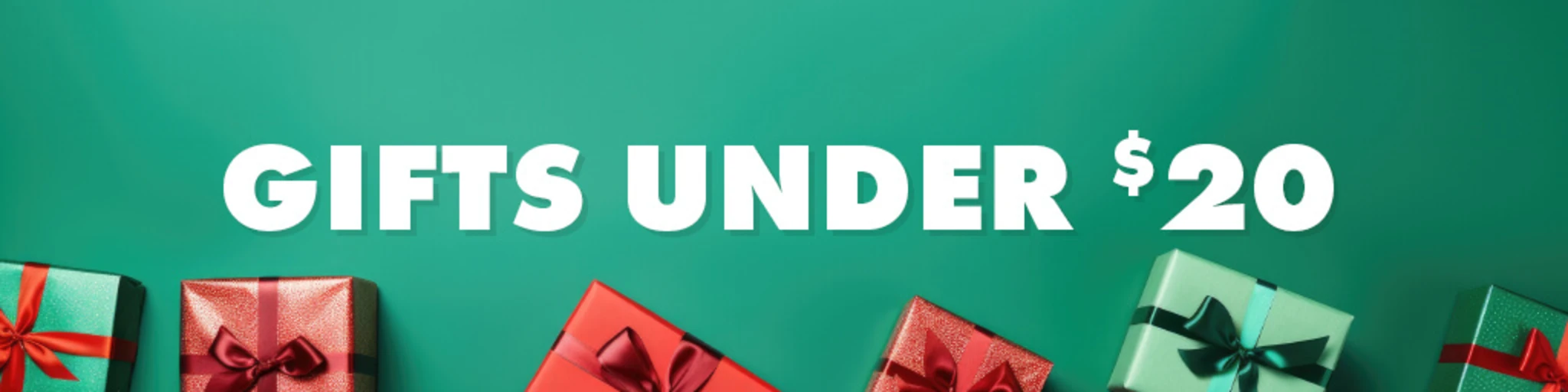 Gifts Under $20 banner