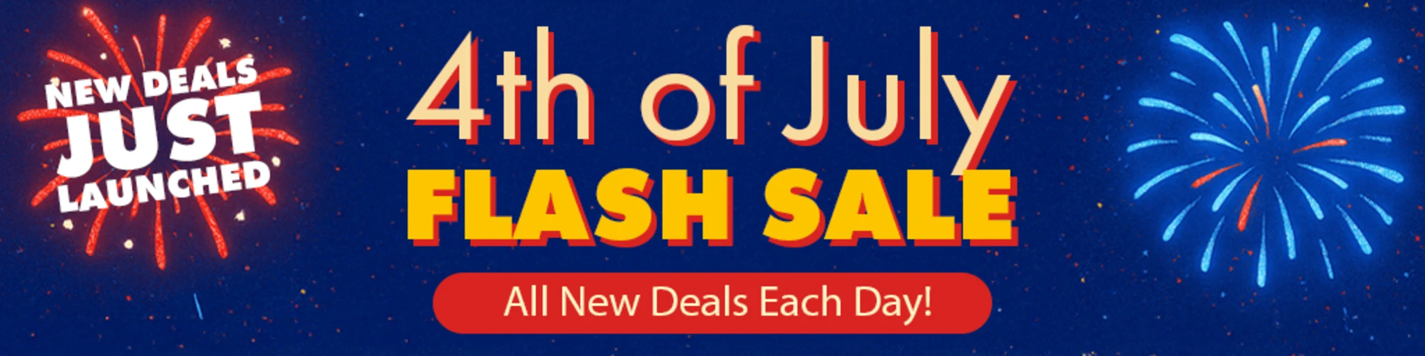 July 4th Clearance: Flash Sale Day 2 banner