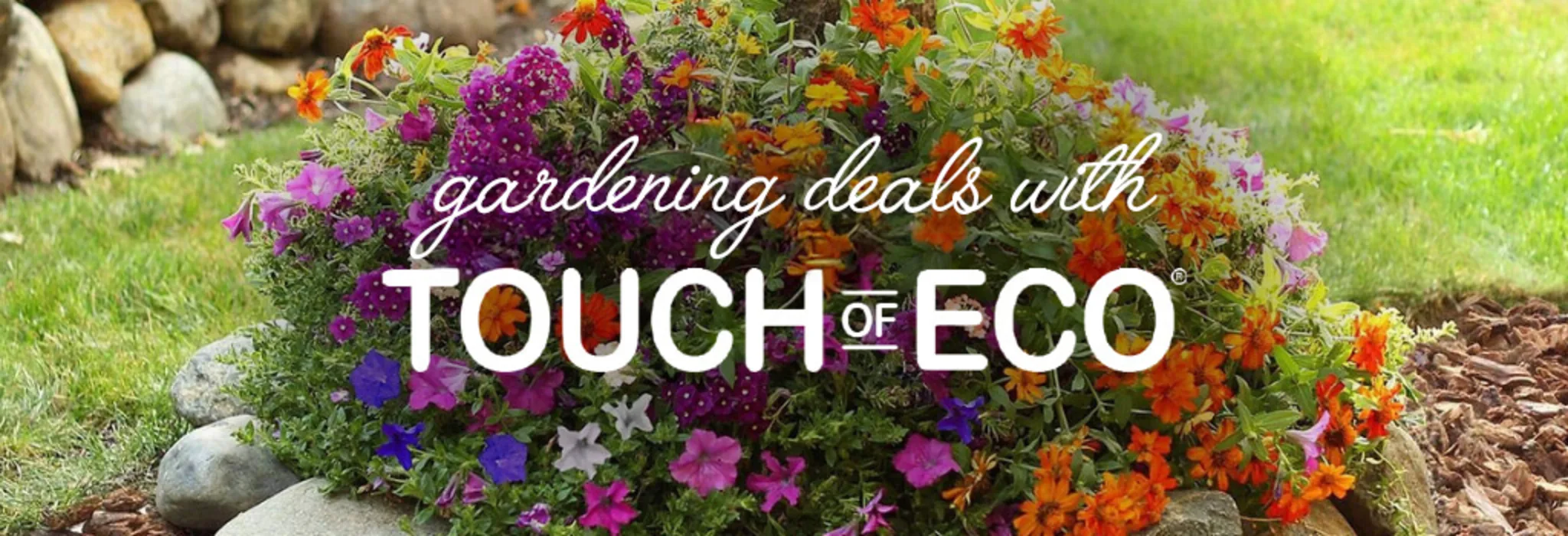 Gardening Deals with Touch Of Eco banner