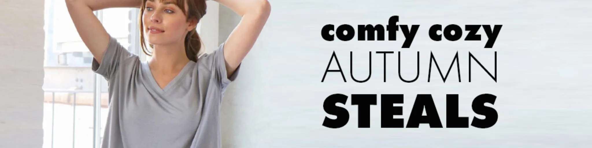 Comfy Cozy Autumn Steals banner