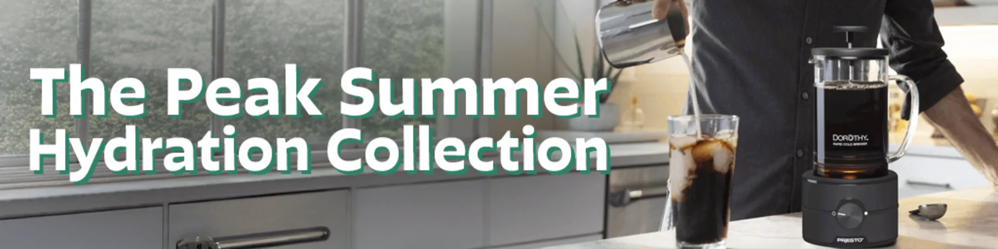 The Peak Summer Hydration Collection banner