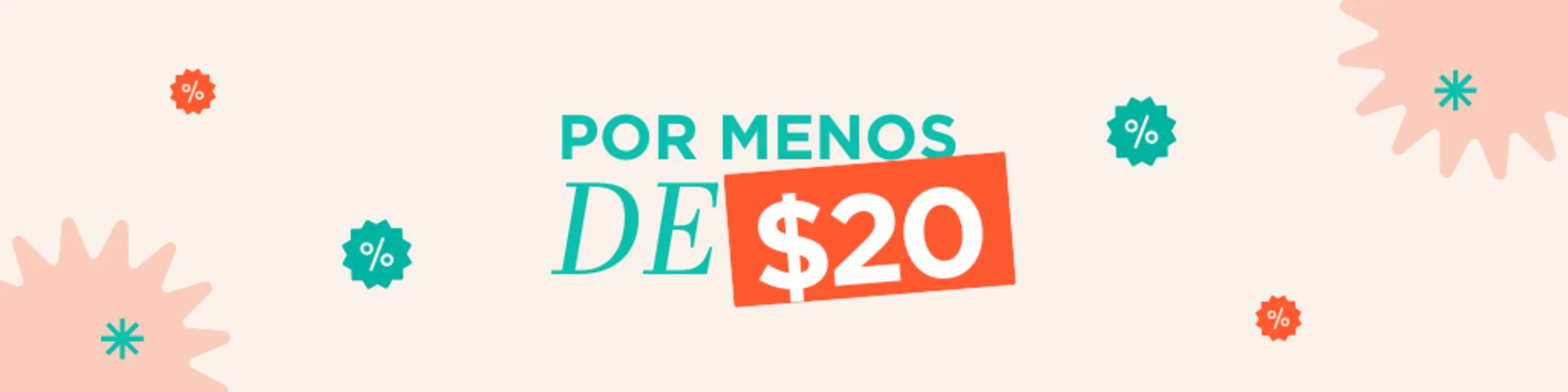 Selecciones Principales Por Menos De $20 banner