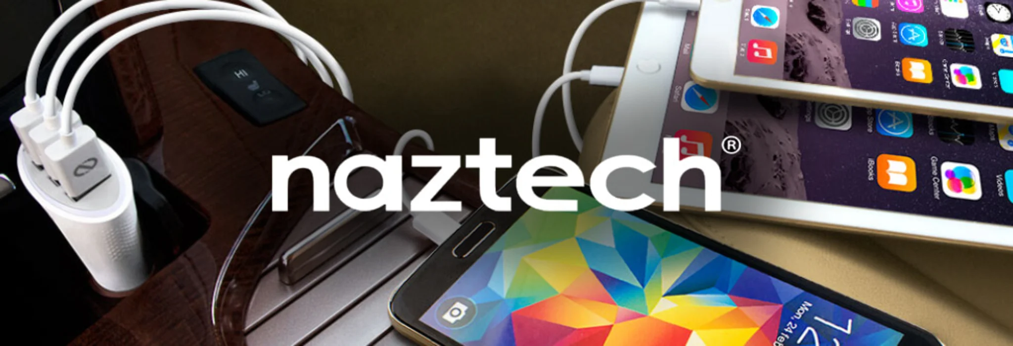 Premium Electronics and Accessories by Naztech banner