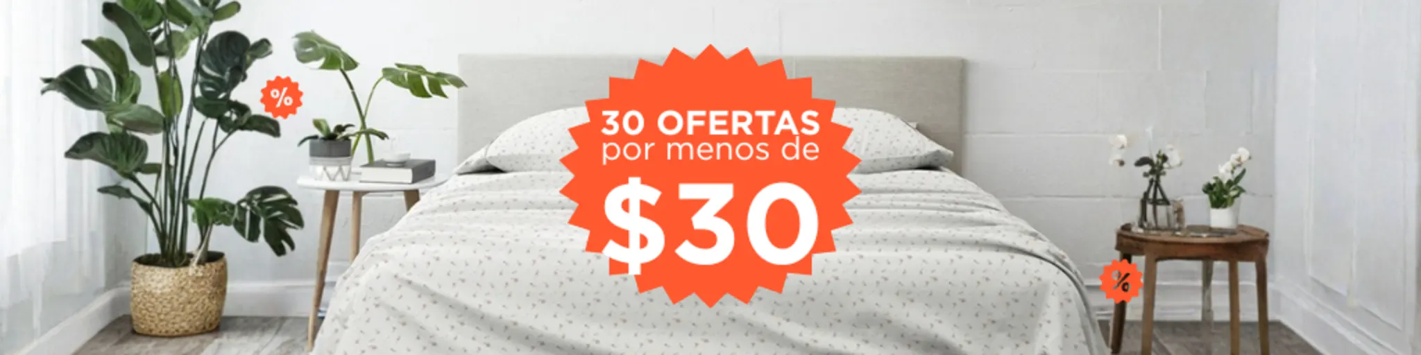 30 Ofertas por Menos de $30 banner