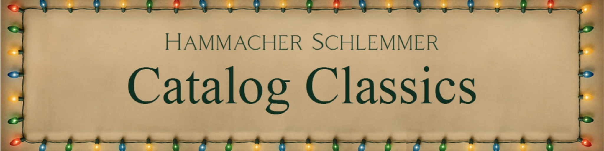 Catalog Classics banner