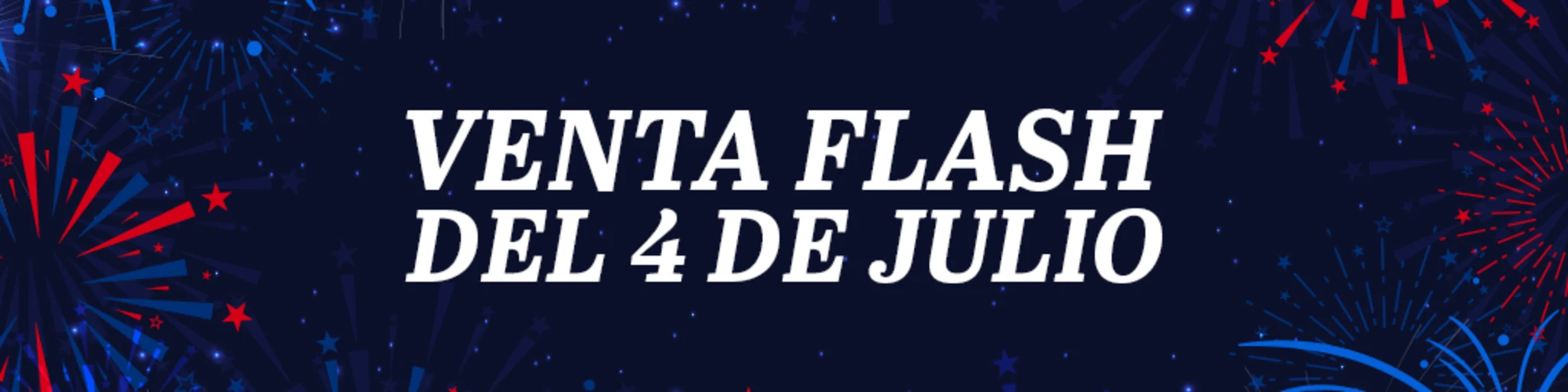 Venta del 4 de Julio banner