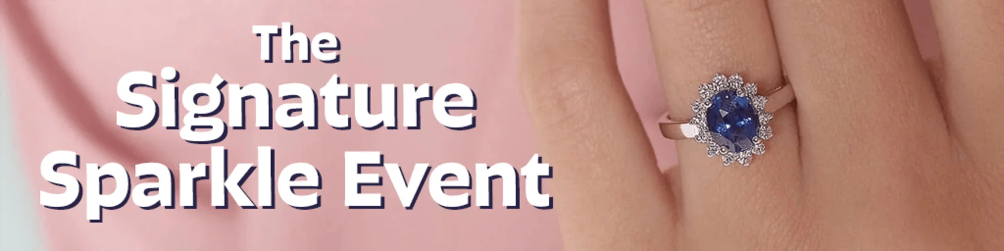 The Signature Sparkle Event banner