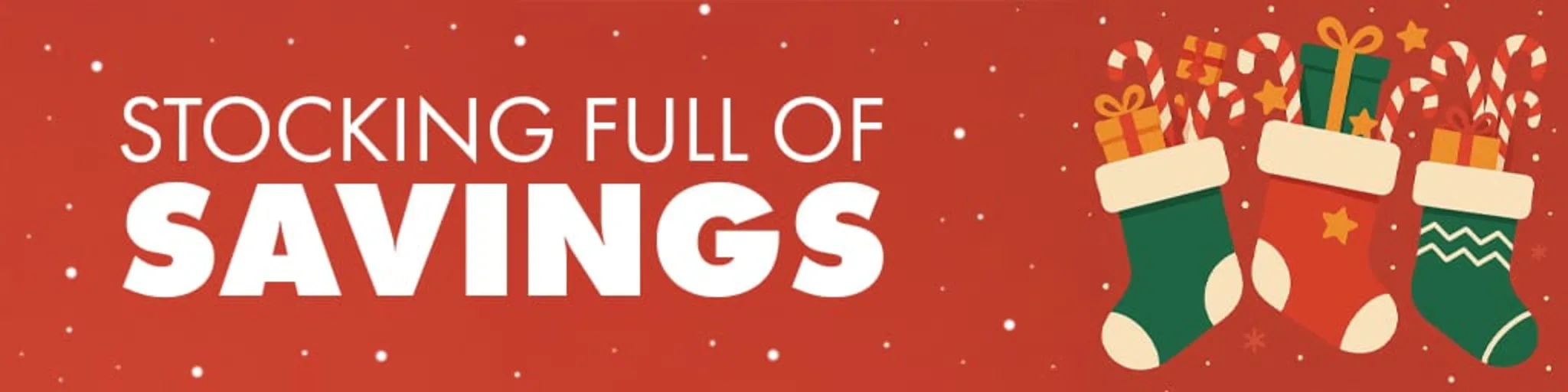 Stocking Full of Savings banner