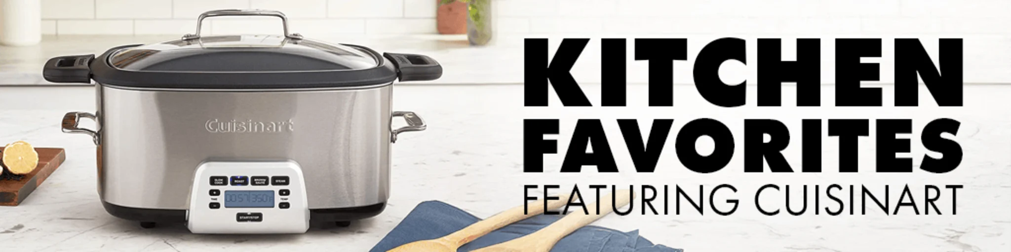 Kitchen Favorites Featuring Cuisinart banner