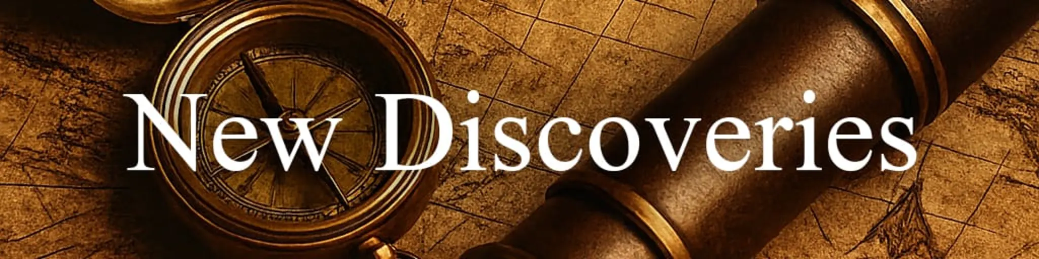 New Discoveries banner