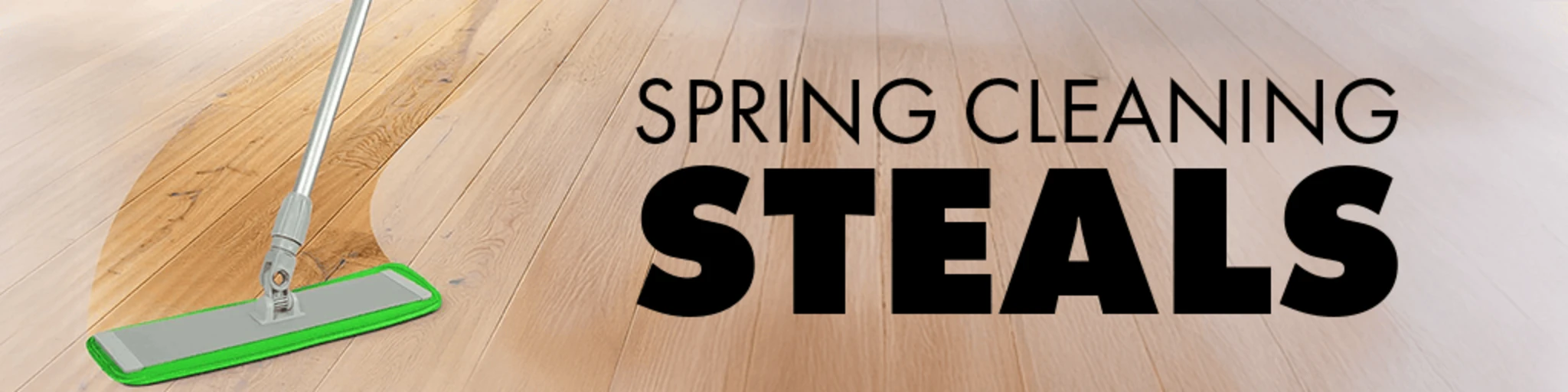 Spring Cleaning Steals banner