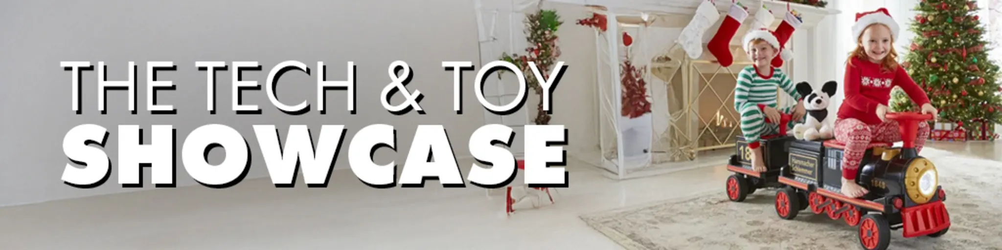 The Tech & Toy Showcase banner