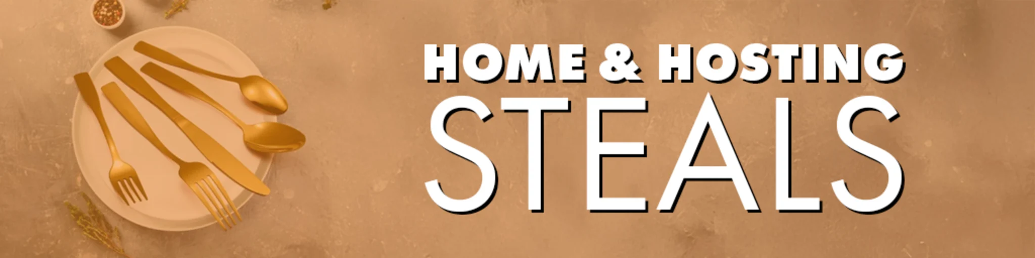 Home & Hosting Steals banner