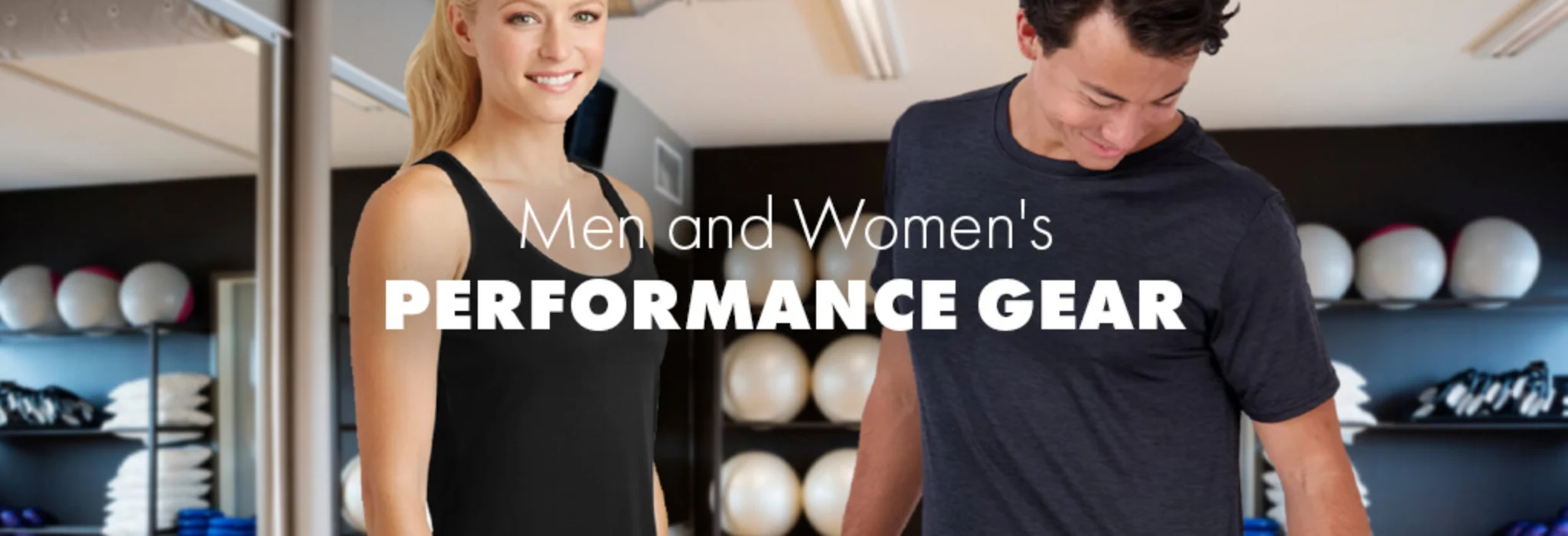 Men's and Women's Performance Gear banner