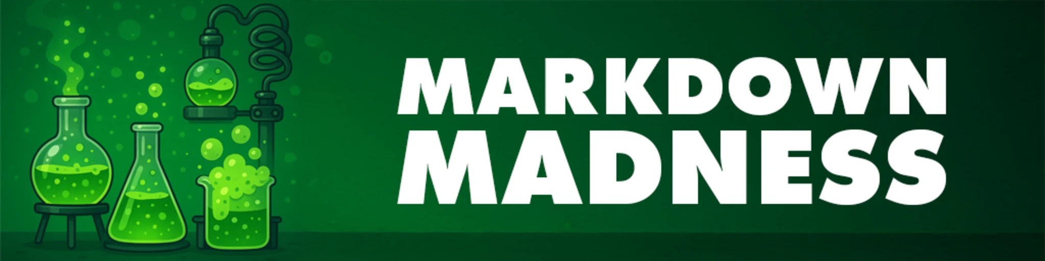 Markdown Madness banner