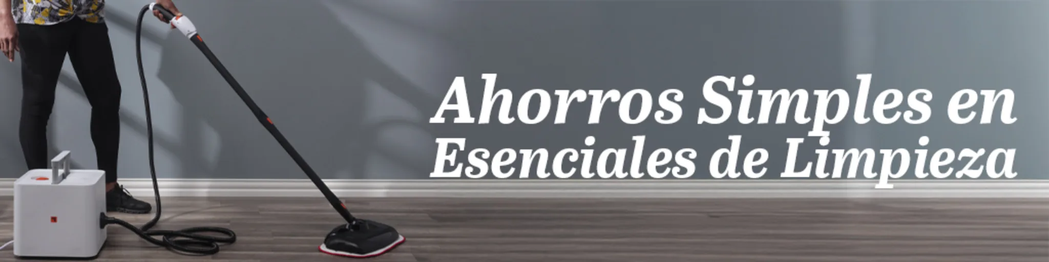 Ahorros Simples en Esenciales de Limpieza banner