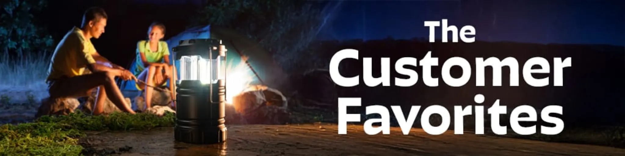 The Customer Favorites banner