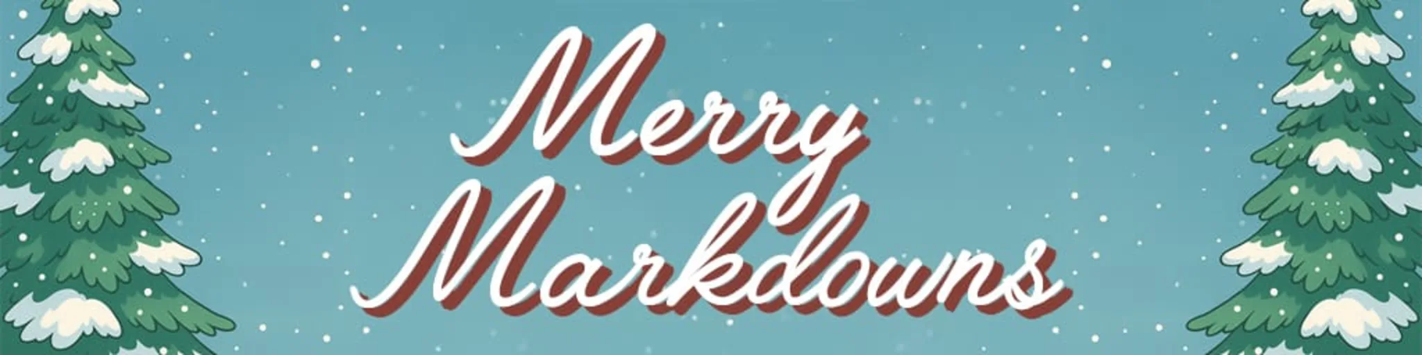 Merry Markdowns banner