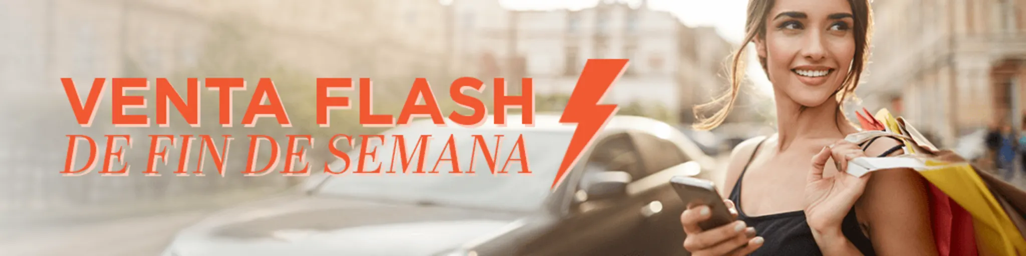 Venta Flash de Fin de Semana banner