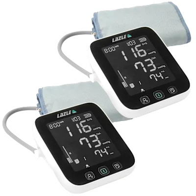 2-Pack: Lazle Automatic Digital Blood Pressure Monitors