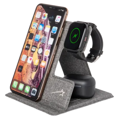 LAX Gadgets MagSafe 3-in-1 Travel Charging Stand