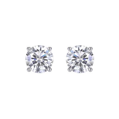 Saffron 1/2 Carat TW Moissanite Stud Earrings