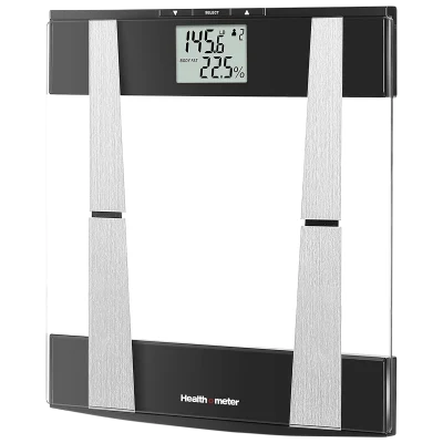 Health-o-Meter Digital Glass Body Composition Weight Tracking Bathroom Scale​