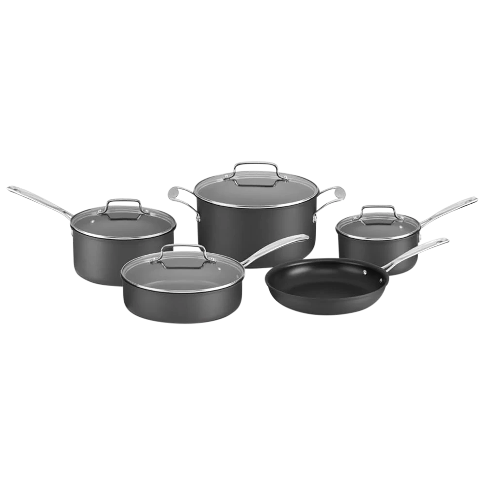 Cuisinart 9-Piece Hard Anodized Cookware Set