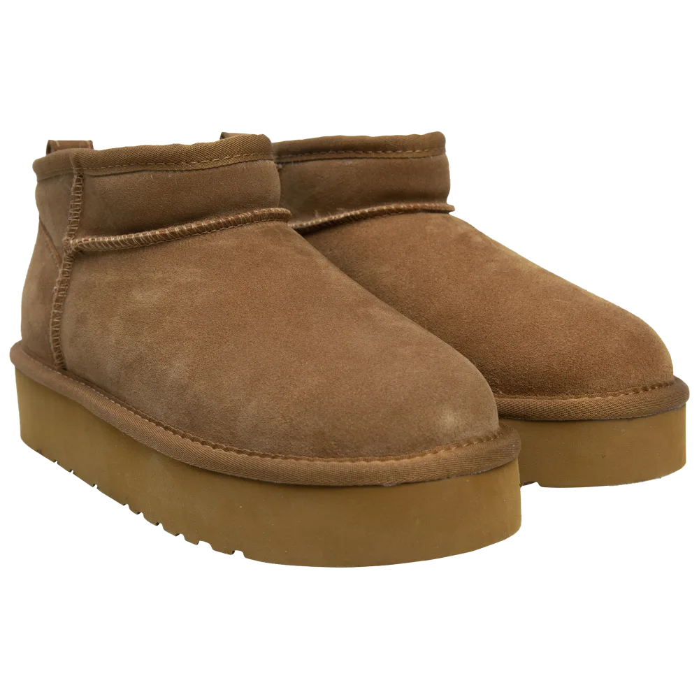 LâMO Women's Ellie Suede Pull-On Platform Boots