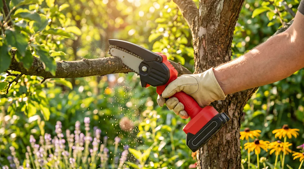 The Cordless Mini Chainsaw