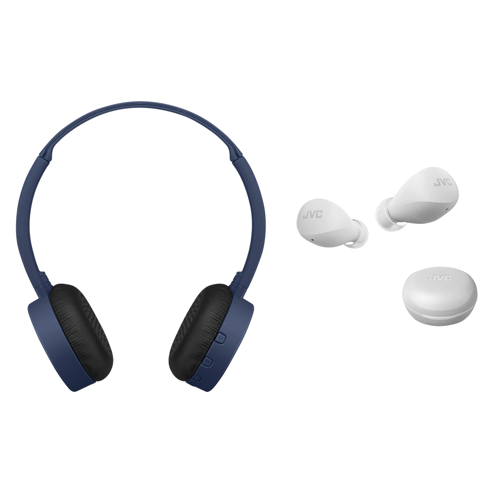 JVC Wireless Headphones and Earbuds Bundle