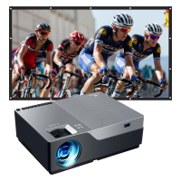 Deals on Vankyo V600 Native 1080p LED Projector with 120-inch Screen