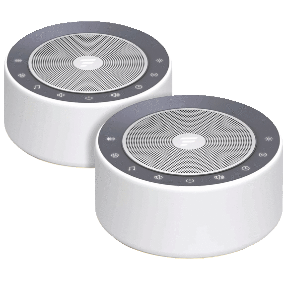 2-Pack: LetsFit White Noise Machines with 30 Sounds