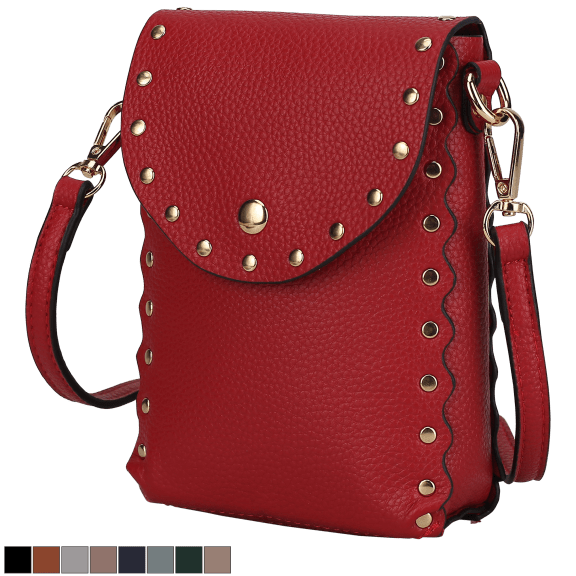 Red & White Checkered Bag — Misión de Caridad