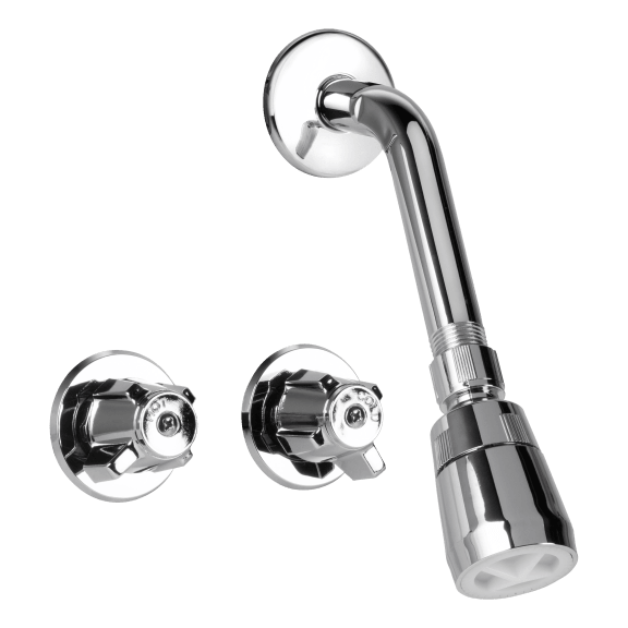 LDR Shower Stall Faucet and Dual Handles (Chrome)