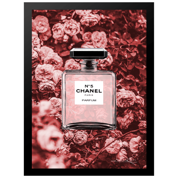 Chanel No 5 Perfume – Framed Print — wonderkin