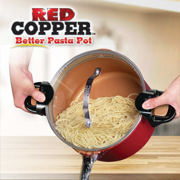 Red Copper Better Pasta Pot