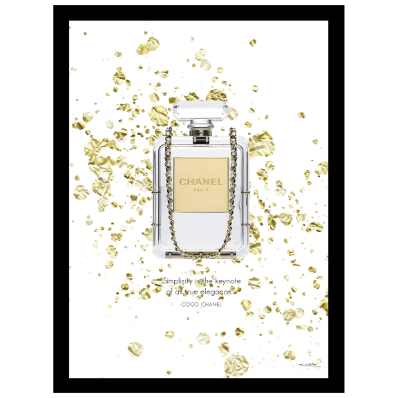 Coco Chanel Perfume Print By Fairchild Paris LE 24/25